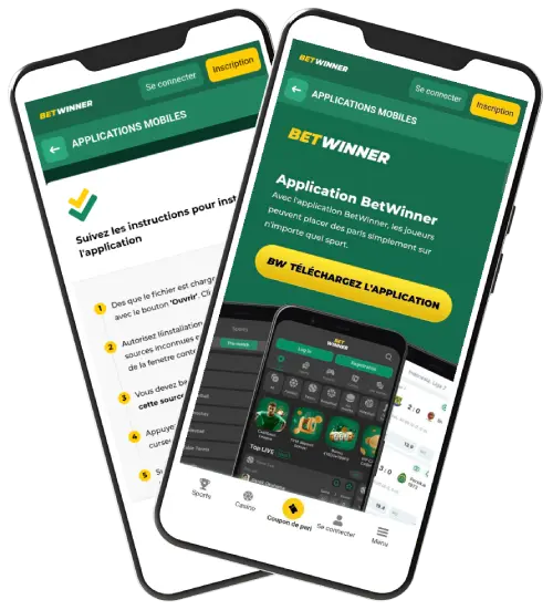 L’application Android pour les mises Betwinner