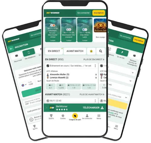 Inscription sur Betwinner au Congo